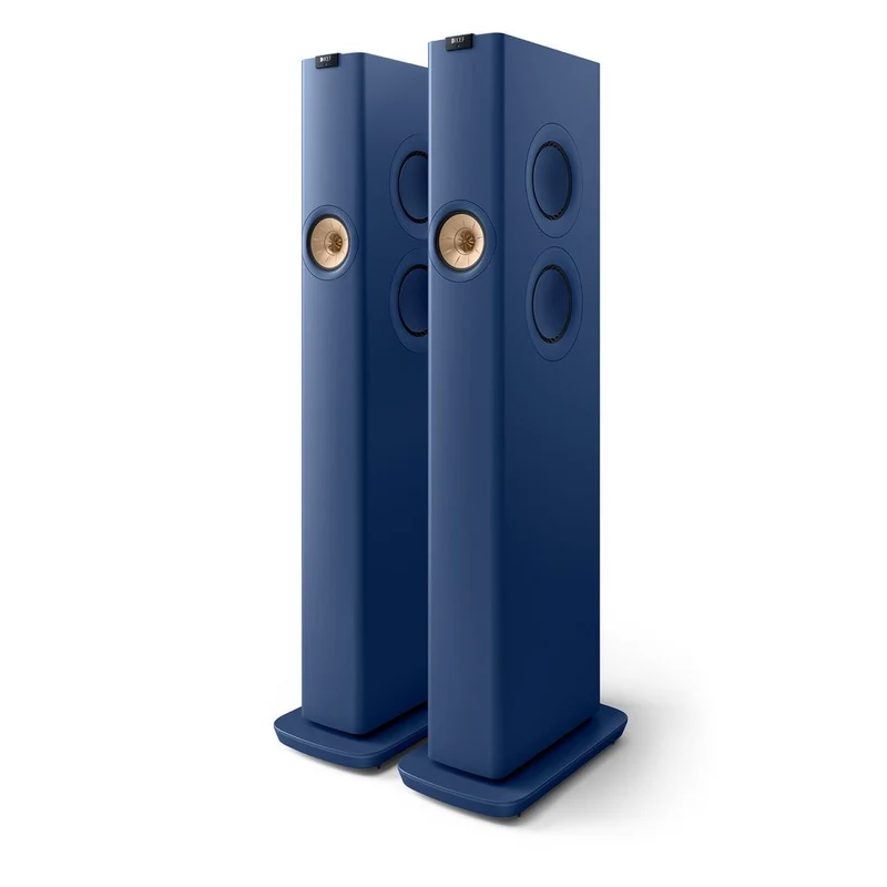 KEF LS60 Wireless Hifi Speakers Pair (Royal Blue)