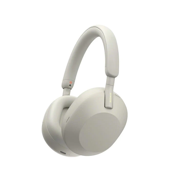 Sony WH-1000XM5/S | Casque supra-auriculaire sans fil - Réduction du bruit - 8 microphones - Argent