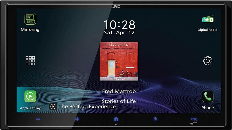 JVC KW-M795DBW – Autoradio 6.92" HD – CarPlay / Android Auto – DAB+ – Bluetooth – 4x50W