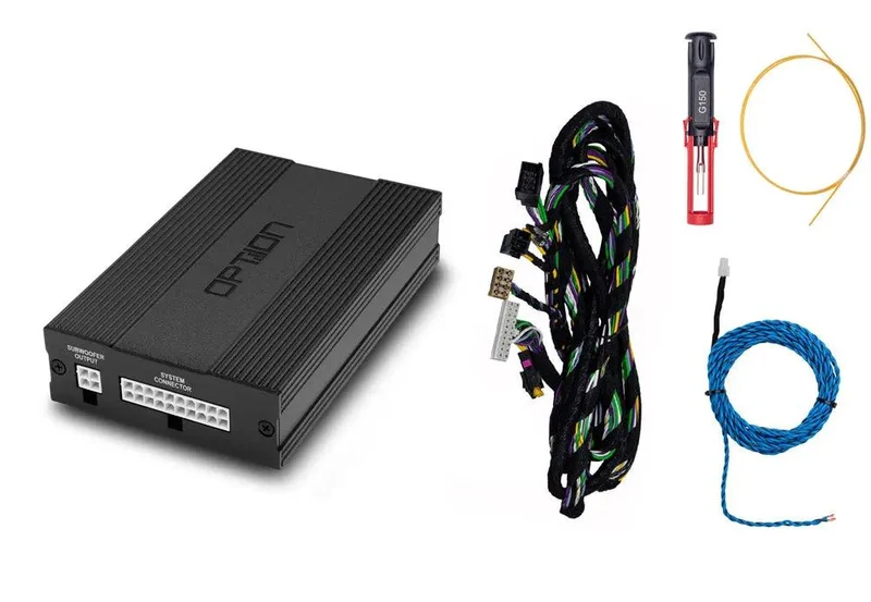 OPTION DSP-6-GOLF-8 – Amplificateur DSP 6 canaux pour VW Golf 8 (y compris hybrides) + Kit Plug & Play