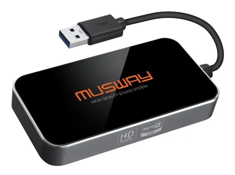 MUSWAY BTA-HD – Dongle Bluetooth® HD pour Audio Haute Résolution & Contrôle DSP