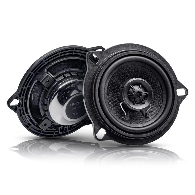 OPTION BM-100X – Système de haut-parleurs coaxiaux pour BMW | 50 W RMS | 10 cm | Plug & Play
