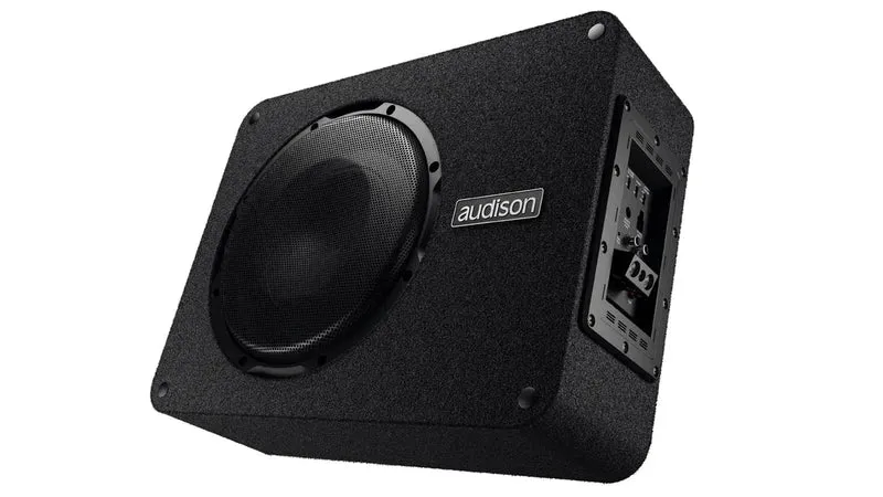 Audison APBX 10 AS2 – Caisson de Grave Actif – 800 W Puissance Crête – 250 mm