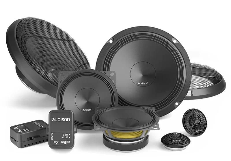 Audison APK 163 – Kit 3 voies – 375 W Peak Power – 4 Ω