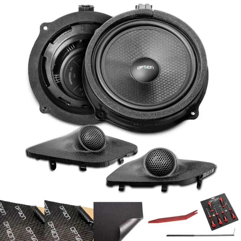 OPTION SET-238 – Haut-parleurs avant pour Hyundai i30 PD/PDE avec isolation acoustique | Plug & Play