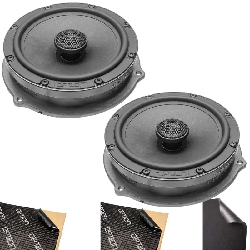 OPTION SET-237 – Haut-parleurs arrière pour Dacia Jogger (1ʳᵉ génération) avec isolation acoustique | Plug & Play