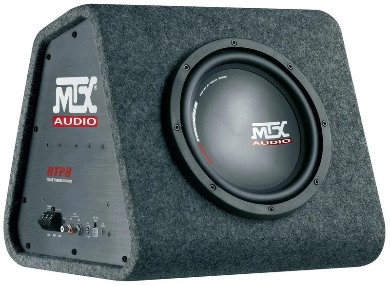 MTX RTP8 – Caisson Actif Bass-Reflex | Subwoofer 20 cm | Amplificateur Classe-D 120 W RMS