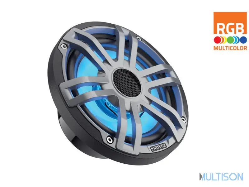Hertz HEX 6.5 S-LD-G - Haut-parleur coaxial marine 6,5 LED RGB