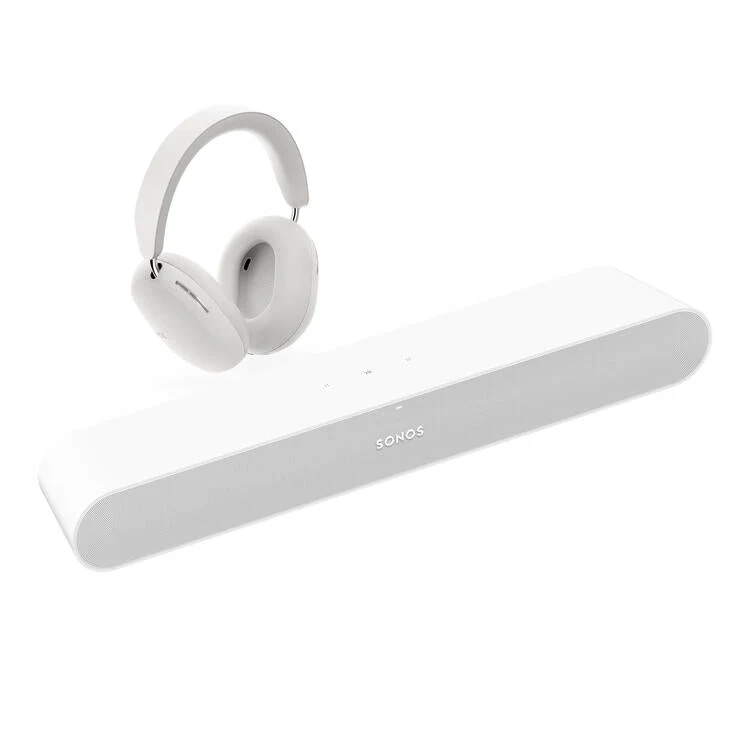 Sonos | Ensemble de divertissement personnel avec Sonos Ray et Sonos Ace - Blanc