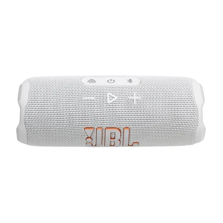 JBL Flip 7 | Haut-parleur portable - Bluetooth - Étanche - Jusqu'à 14 heures d'autonomie - Blanc