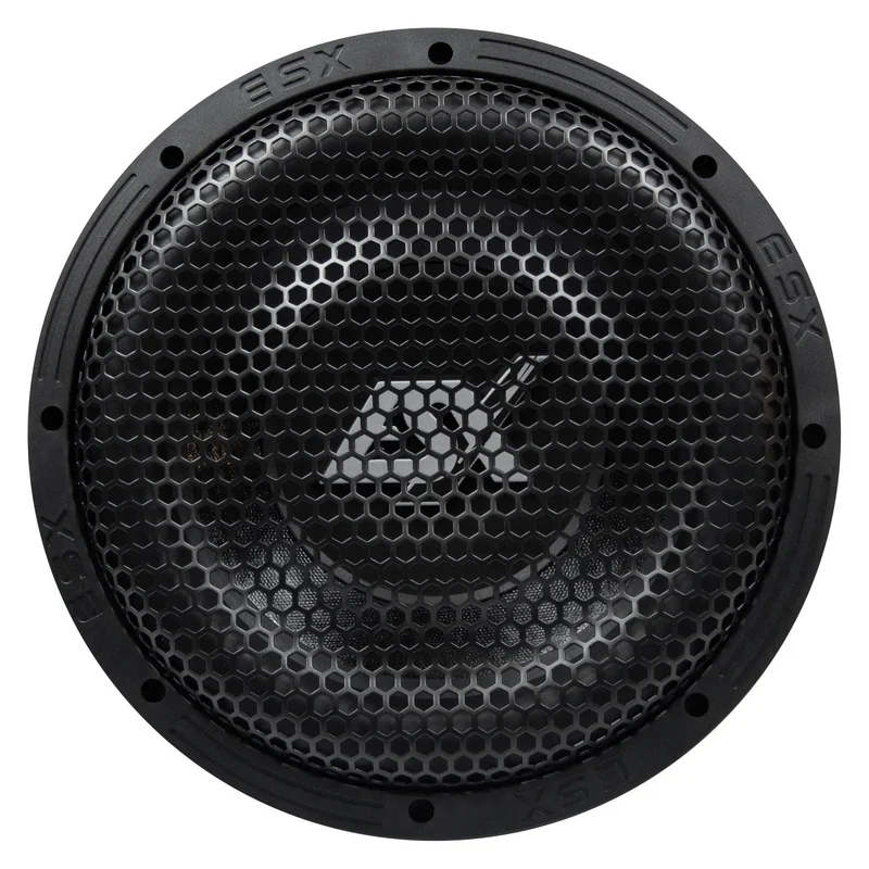 ESX SXE108D2 – Subwoofer 25 cm (10") DVC 2x2 Ohms avec Grille de Protection