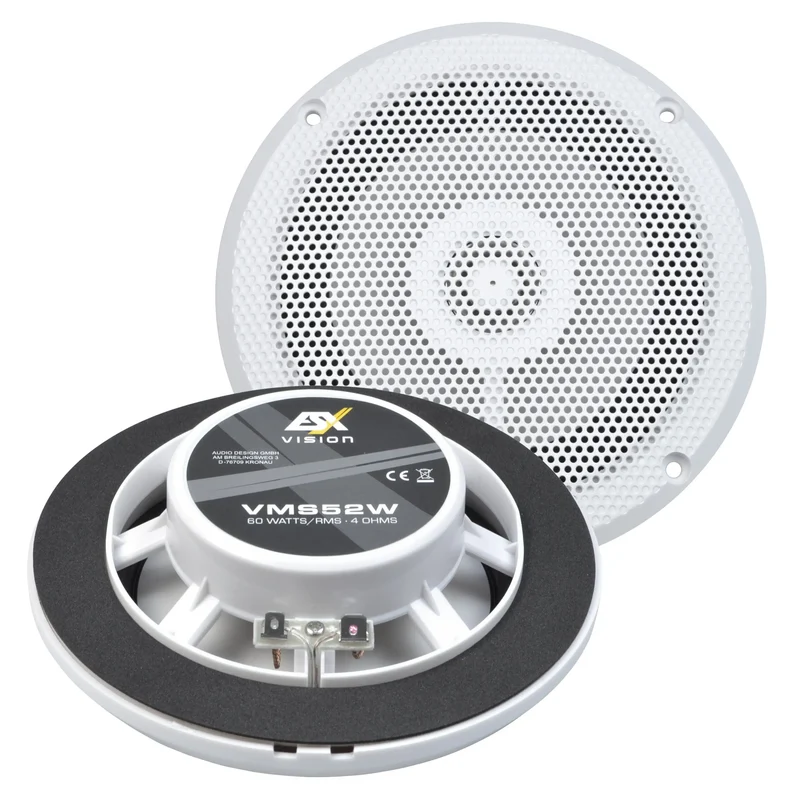 ESX VMS52W – Haut-Parleurs Marine/Outdoor 13 cm 2 Voies Coaxiaux