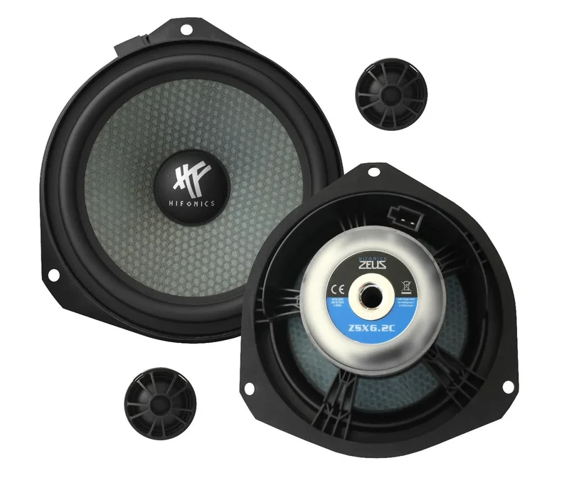 HIFONICS ZSX6.2C – Kit 2 Voies 16,5 cm Multimarques (Opel, Fiat, Dacia, etc.)