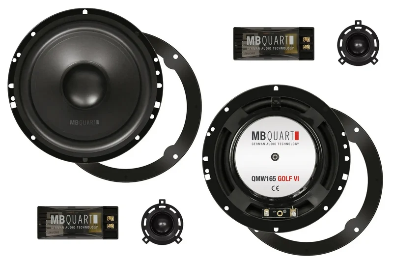 MB QUART QM165 GOLF VI - Kit 2 Voies pour VW Golf VI/VII, Scirocco III, Polo 6R