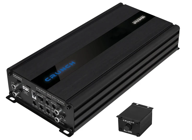 CRUNCH GTO3750 – Amplificateur Class D ultra-compact – 3 Canaux – 500W RMS – 2/4 Ohms