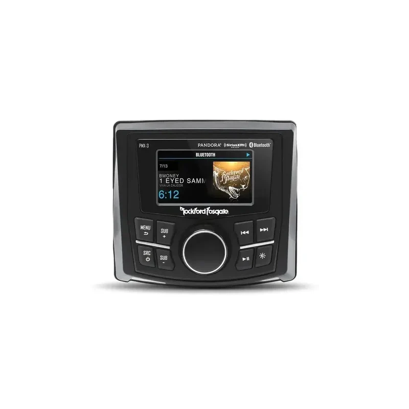 Rockford Fosgate PMX-3 - Récepteur multimédia marin avec écran couleur 2,7"