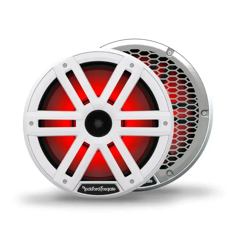 ROCKFORD M2-10H – Haut-parleurs marins coaxiaux 25 cm Color Optix™ – 300W RMS – 4 Ohms