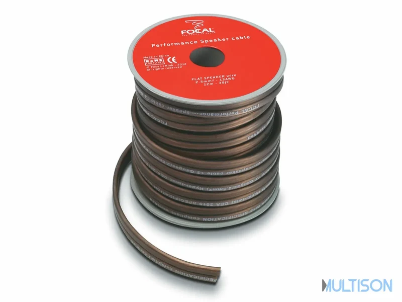 Focal PS25 - Câble plat haute performance 12 m x 2,5 mm²