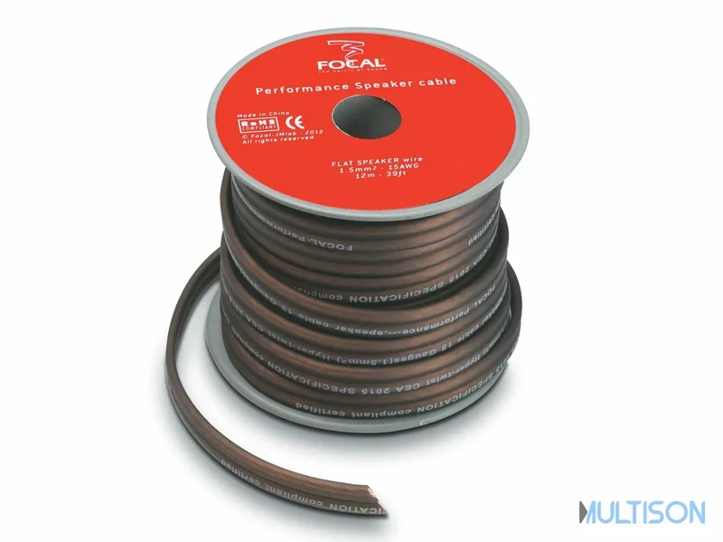 Focal PS15 - Câble plat haute performance 12 m x 1,5 mm²