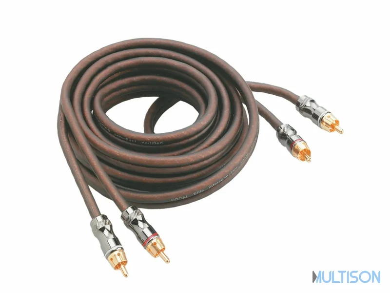 Focal ER3 - Câble RCA stéréo haute performance 3 mètres OFC