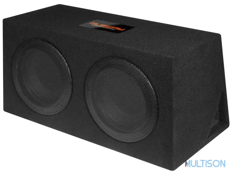 MUSWAY MR206Q – Caisson bass-reflex double subwoofers de 16,5 cm
