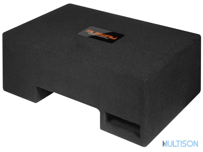 MUSWAY MF108Q – Caisson bass-reflex plat avec subwoofer de 20 cm
