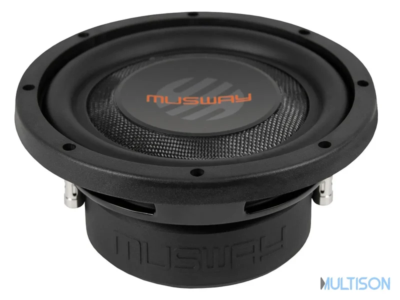 MUSWAY MWS822 – Subwoofer 20 cm (8”) en Design Plat