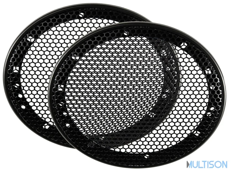 MUSWAY MGR6 – Grilles Universelles pour Haut-Parleurs 16,5 cm