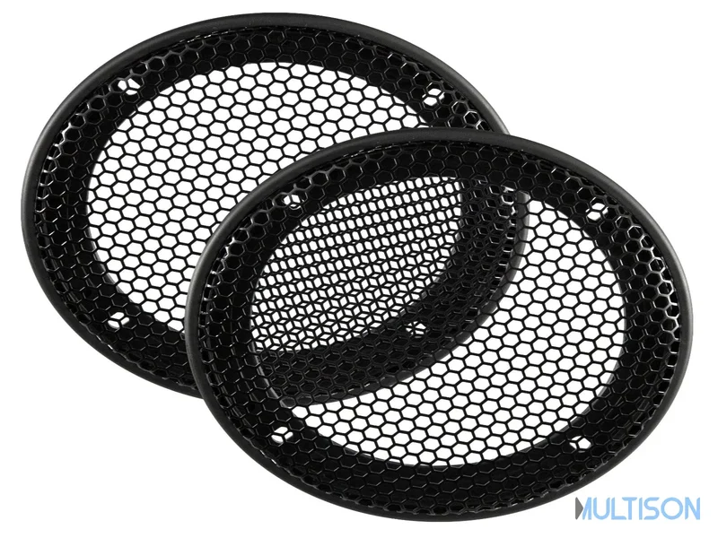 MUSWAY MGR5 – Grilles Universelles pour Haut-Parleurs 13 cm