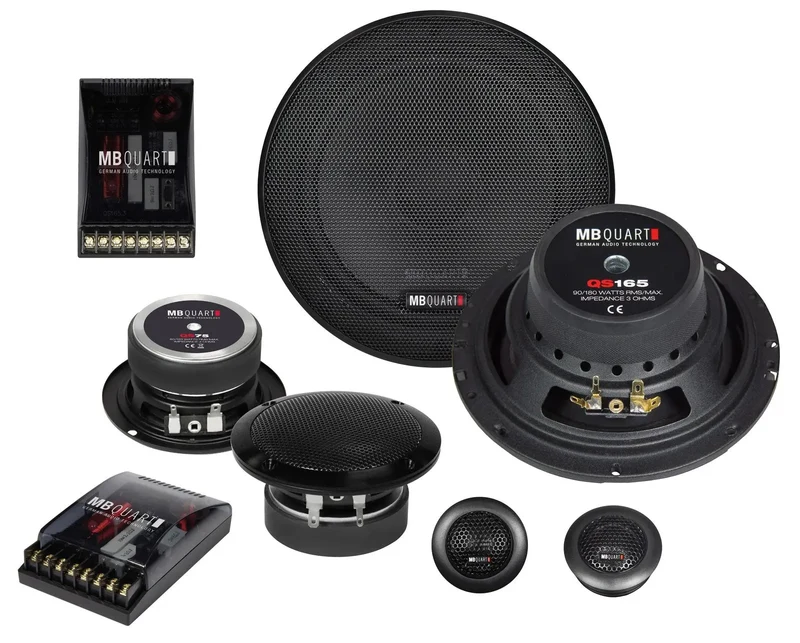 MB QUART QS165.3 - Système 3 Voies 16,5 cm + 7,5 cm 90 Watts RMS