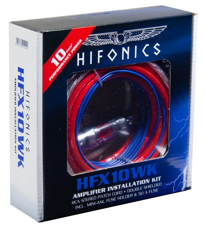 HIFONICS HFX10WK - Kit de Câblage Performance pour Amplificateur