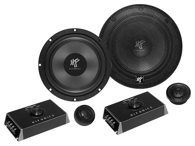 HIFONICS VX6.2C - Kit Haut-Parleurs 2 Voies 16,5 cm 100 Watts RMS