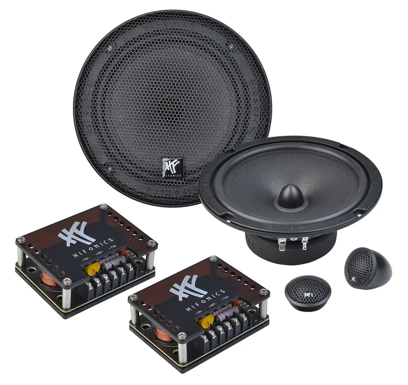HIFONICS TRX6.2C - Kit Haut-Parleurs 2 Voies Séparées 16,5 cm 100 Watt RMS