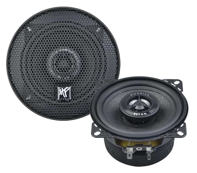 HIFONICS TRX42 - Haut-Parleurs Coaxiaux 10 cm 60 Watts RMS