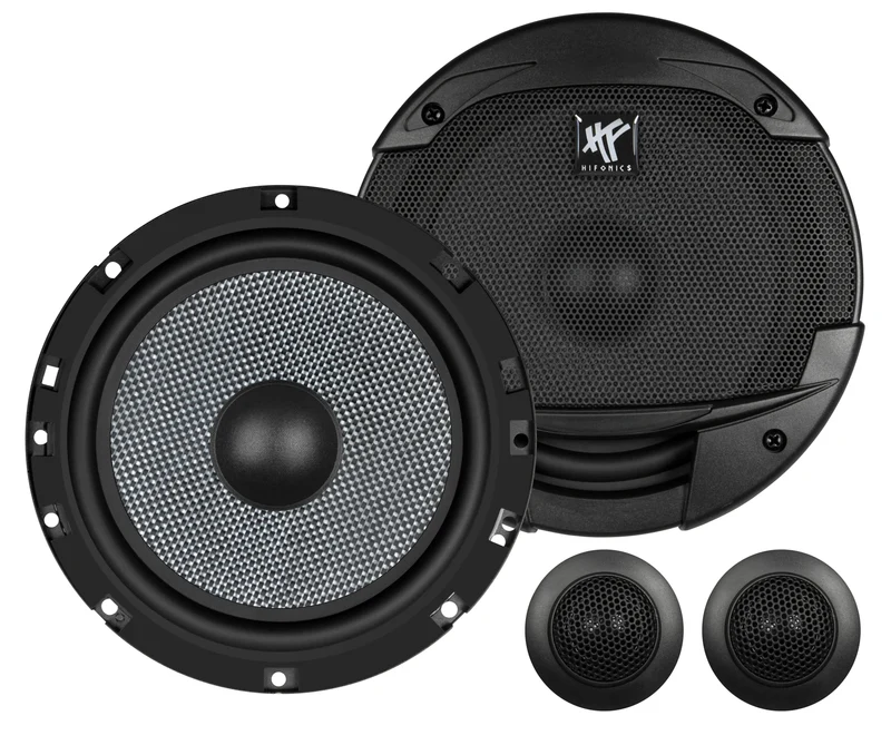 HIFONICS BRX6.2C - Kit Haut-Parleurs 2 Voies 16,5 cm 100 Watts RMS .