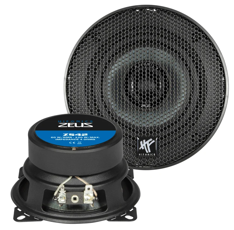 HIFONICS ZS42 - Haut-Parleurs Coaxiaux 10 cm 60 Watts RMS