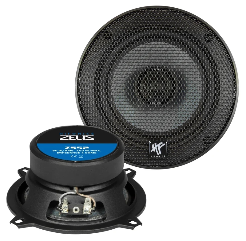 HIFONICS ZS52 - Haut-Parleurs Coaxiaux 13 cm 80 Watts RMS