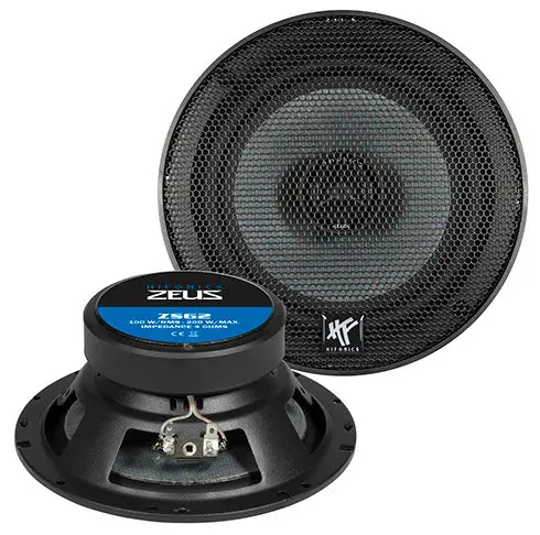 HIFONICS ZS62 - Haut-Parleurs Coaxiaux 16,5 cm 100 Watts RMS