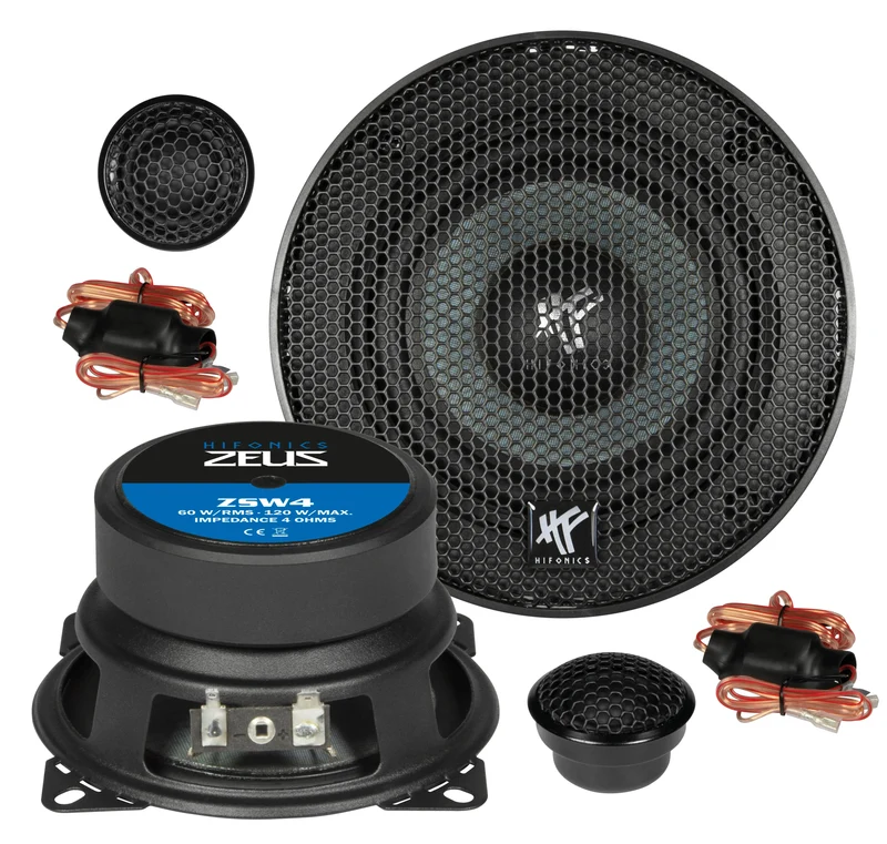 HIFONICS ZS4.2E - Kit 2 Voies 10 cm 60 Watts RMS