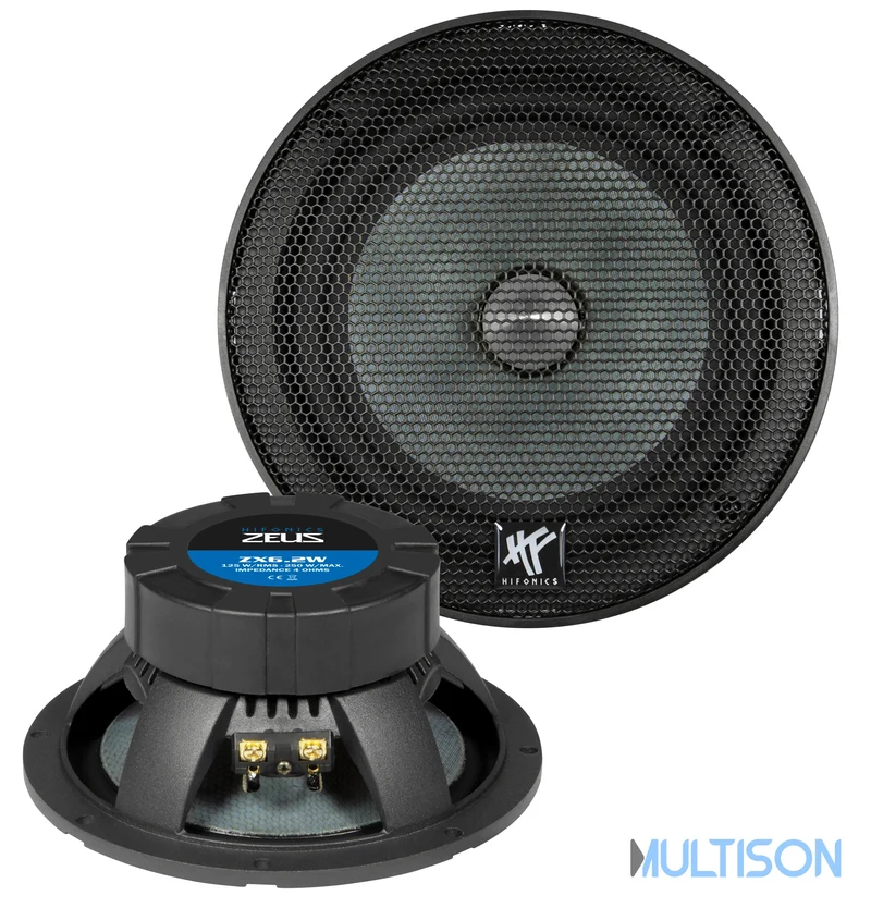 HIFONICS ZX6.2W - Woofer 16,5 cm 125 Watts RMS | Basses Puissantes & Précises