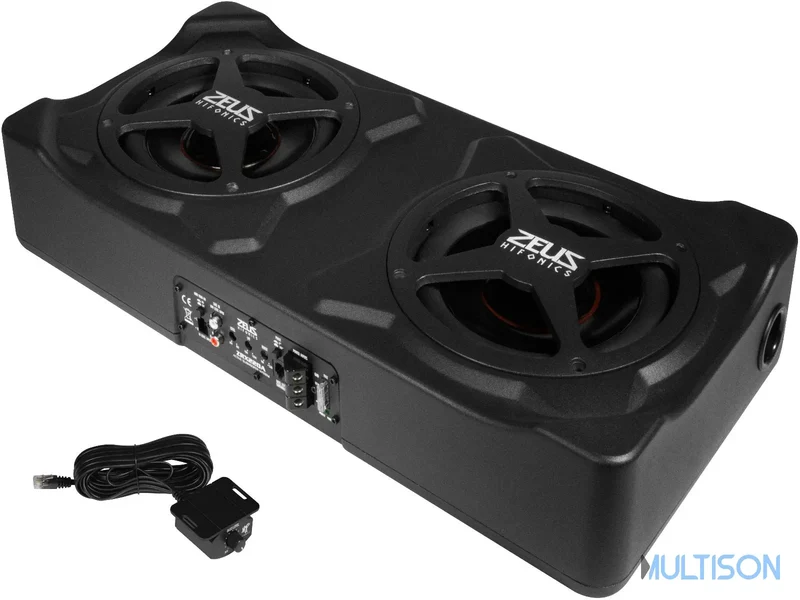 HIFONICS ZRX220A - Caisson de Basse Actif Double Woofer 300 Watts RMS