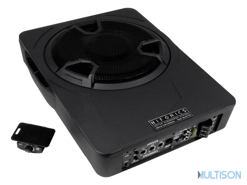 HIFONICS ZRX200A - Caisson de Basse Actif Ultra-Compact 150 Watts RMS