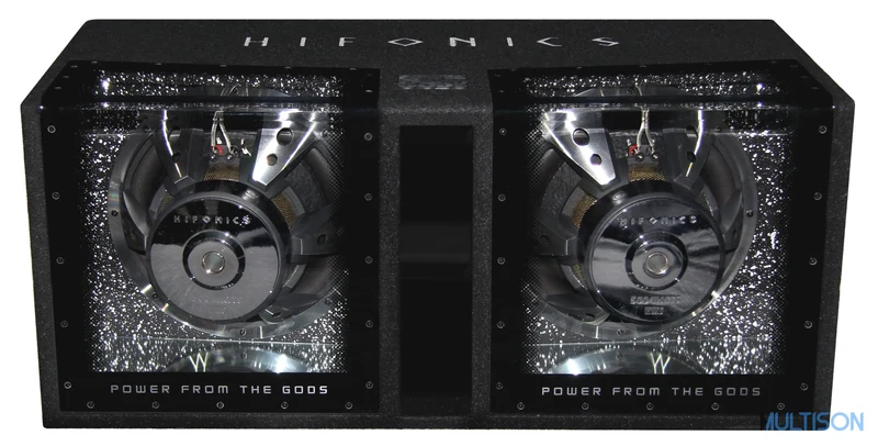 HIFONICS ZRX12DUAL - Caisson Bandpass Double 2 x 30 cm 1000 Watts RMS