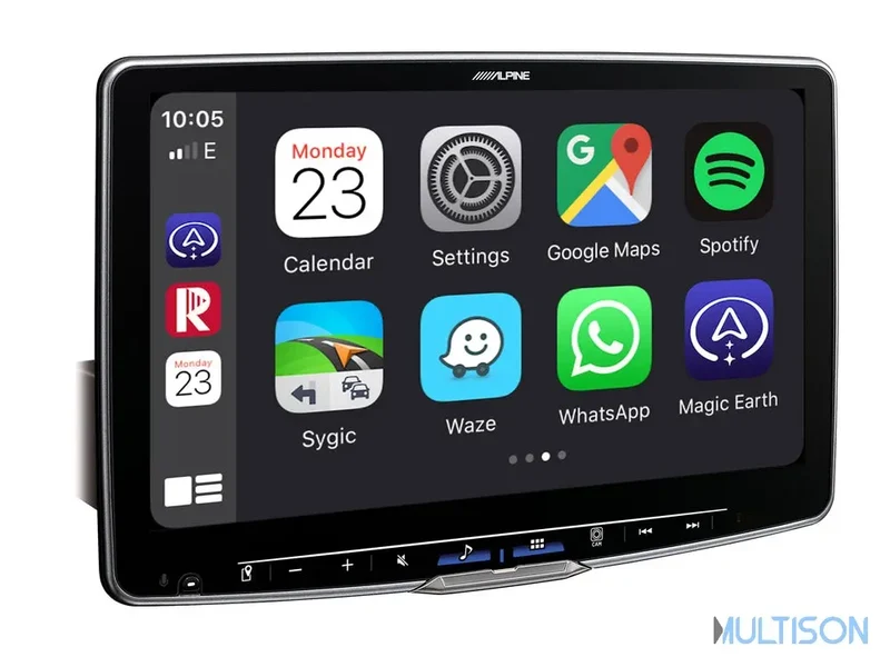 Alpine iLX-F115D – Autoradio 11 Pouces DAB+, Apple CarPlay sans fil et Android Auto
