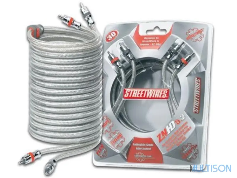MTX ZNHD5.2 – Câble RCA Stéréo 5 mètres ZeroNoise Haute Définition
