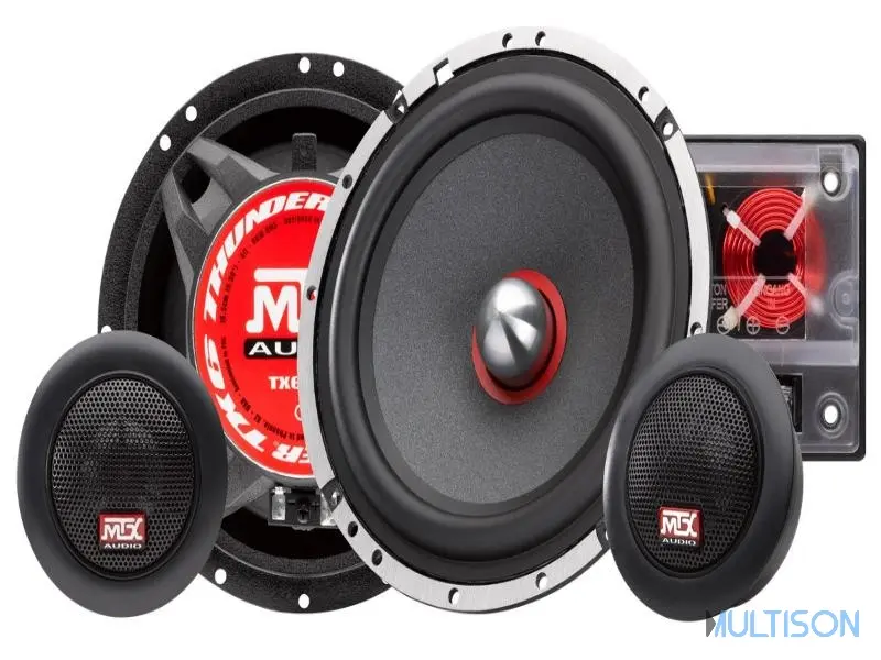 MTX TX665S – Kit 2 Voies 16,5cm 4Ω avec Tweeter 620 Watts