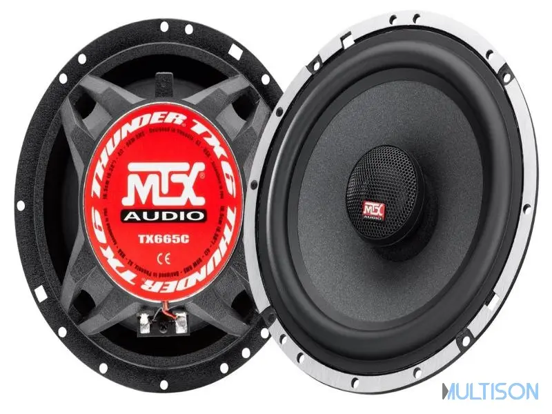 MTX TX665C – Haut-Parleurs Coaxiaux 2 Voies 16,5cm 4Ω 620 Watts