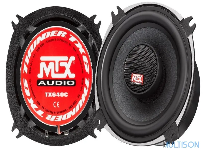 MTX TX640C – Haut-Parleurs Coaxiaux 2 Voies 10cm (4") 4Ω 485Watts