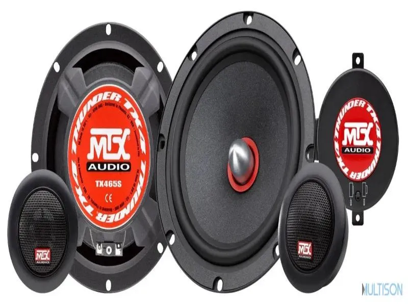 MTX TX465S – Kit Haut-Parleurs 2 Voies 16,5cm (6.5") 4Ω 555 Watts