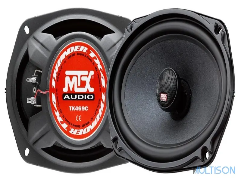 MTX TX469C – Haut-parleurs Coax 2 Voies 16x23cm (6x9") 4Ω 685 Watts
